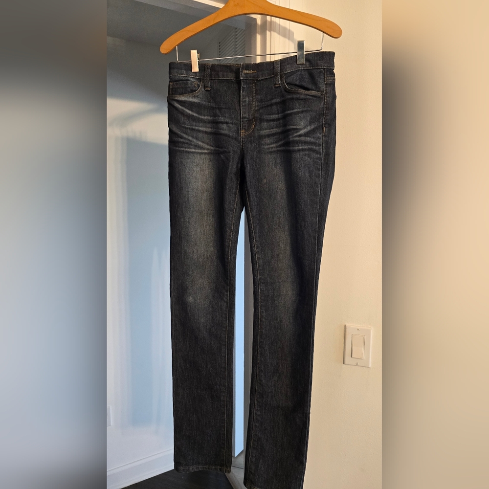 DKNY Dark Blue Straight Leg Jeans - Picture 1 of 5